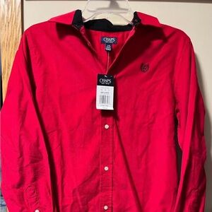 Chaps Button Up Shirt youth Sz Large (14/16) NWT